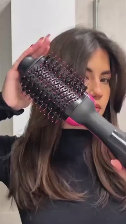 Cepillo Secador Giratorio De Aire Caliente Cabello 5250